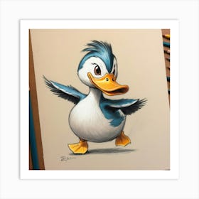 Donald Duck 4 Art Print