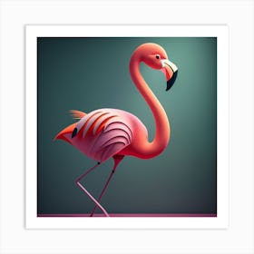 Flamingo 8 Art Print