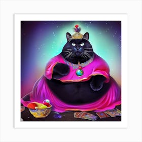 King Of Cats Art Print