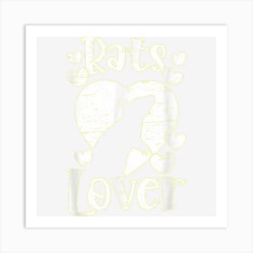 Rats Lover Animal Rodent Mice Art Print