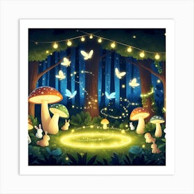 Fairy Forest 5 Art Print