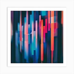 Abstract Light Art Print