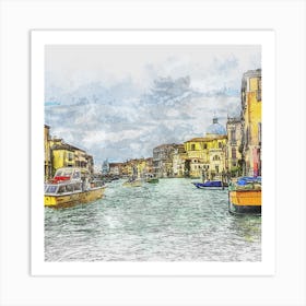 Grand Canal Venice Art Print