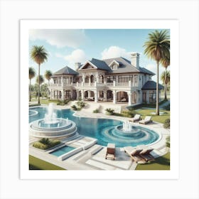 Chateau Art Print