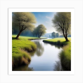 River In The Grass 33 Art Print