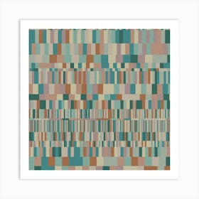 BAR CODE (Generative) V94 Art Print