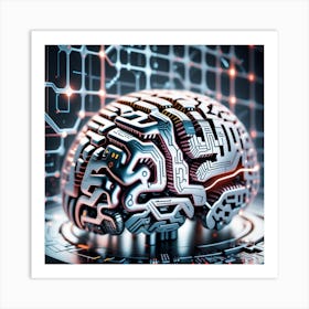 Artificial Intelligence Concept 6 Art Print