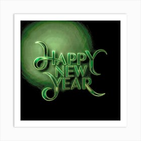 Happy New Year 8 Art Print