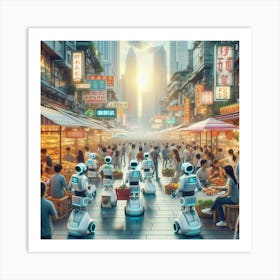 Asian Market 1 Art Print