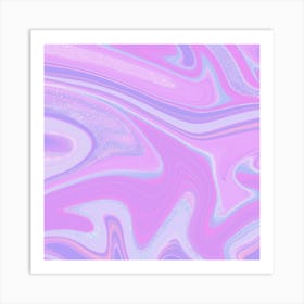 Purple Marble Wallpaper Art Print