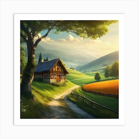 House In The Countryside 18 Art Print