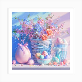 Easter Decor Art Print