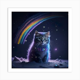 Cat Galaxy (117) Art Print