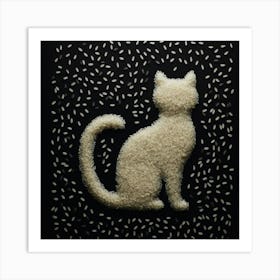 Cat In Rice Art Print