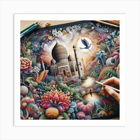 Paint The Unseen World Through Imagination (3) Art Print