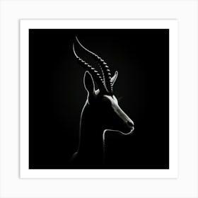 Antelope Head Art Print