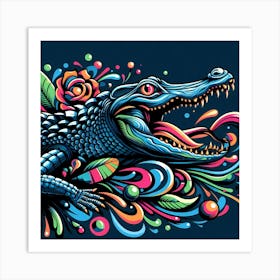 Alligator 2 Art Print