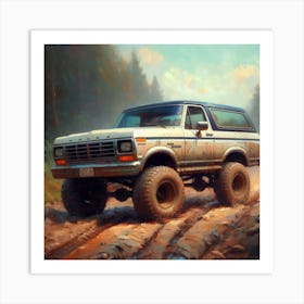 Ford Bronco Art Print