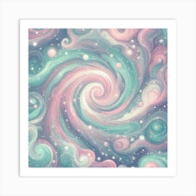 Galaxy Swirl Pattern 1 Art Print