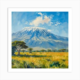 Mt Kilimanjaro 1 Art Print