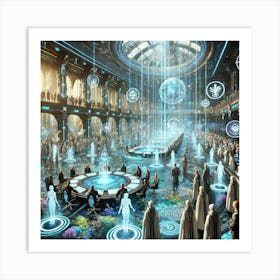 The Cascade Conclave Art Print