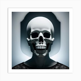 Skeleton Art Print