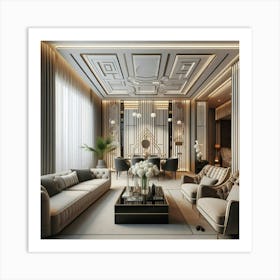 Deco Living Room 34 Art Print