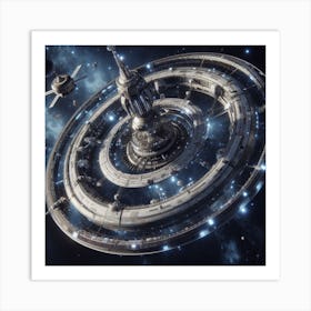 Space Station 9 Art Print