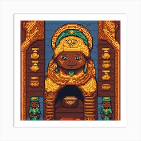 Pixel Art 12 Art Print