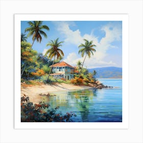 Eternal Sunshine: Serene Caribbean Escape Art Print