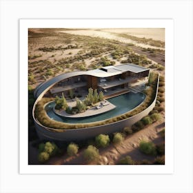 Desert House 8 Art Print