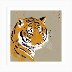 Tiger Canvas Print Art Print