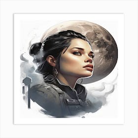 Rebel Moon Art Print