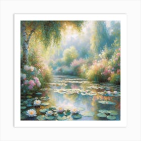 Lily Pond 1 Art Print