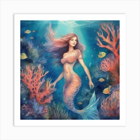 An Ethereal Underwater World 5 Art Print