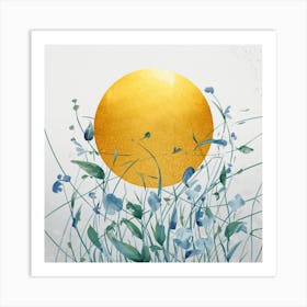 Sun In The Grass 4 Art Print