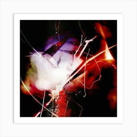 Abstract icm photo collage Art Print