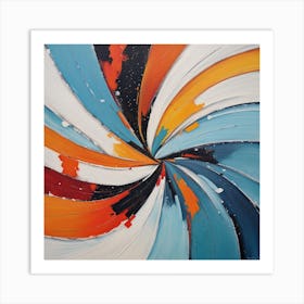 Abstract Swirl Art Print