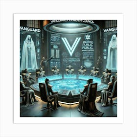 Vanguard Leadership Political Maneuvering Art Print