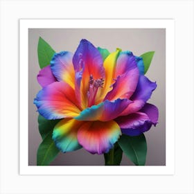 Rainbow Flower 8 Art Print