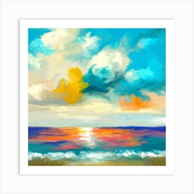 Sunset Love Art Print