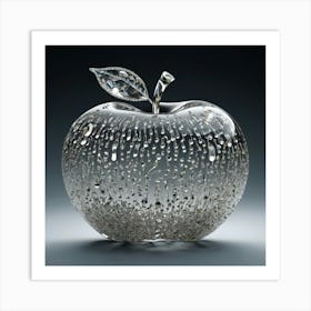 Apple With Raindrops 1 Art Print