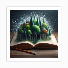 Book Art Art Print