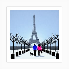 Paris Eiffel Tower 9 Art Print