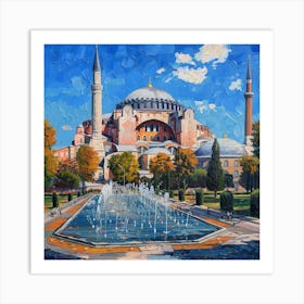 Hagia Sophia Mosque Istanbul Art Print