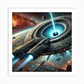 Event Horizon Lance Deployment Art Print