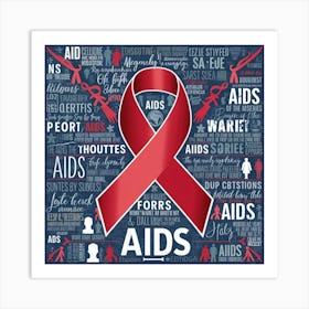 Aids Awareness Poster 1 Art Print