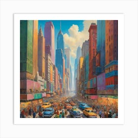 New York City art print 1 Art Print