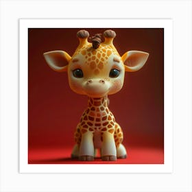 Giraffe 5 Art Print