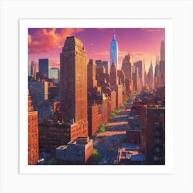 Cityscape Art Print